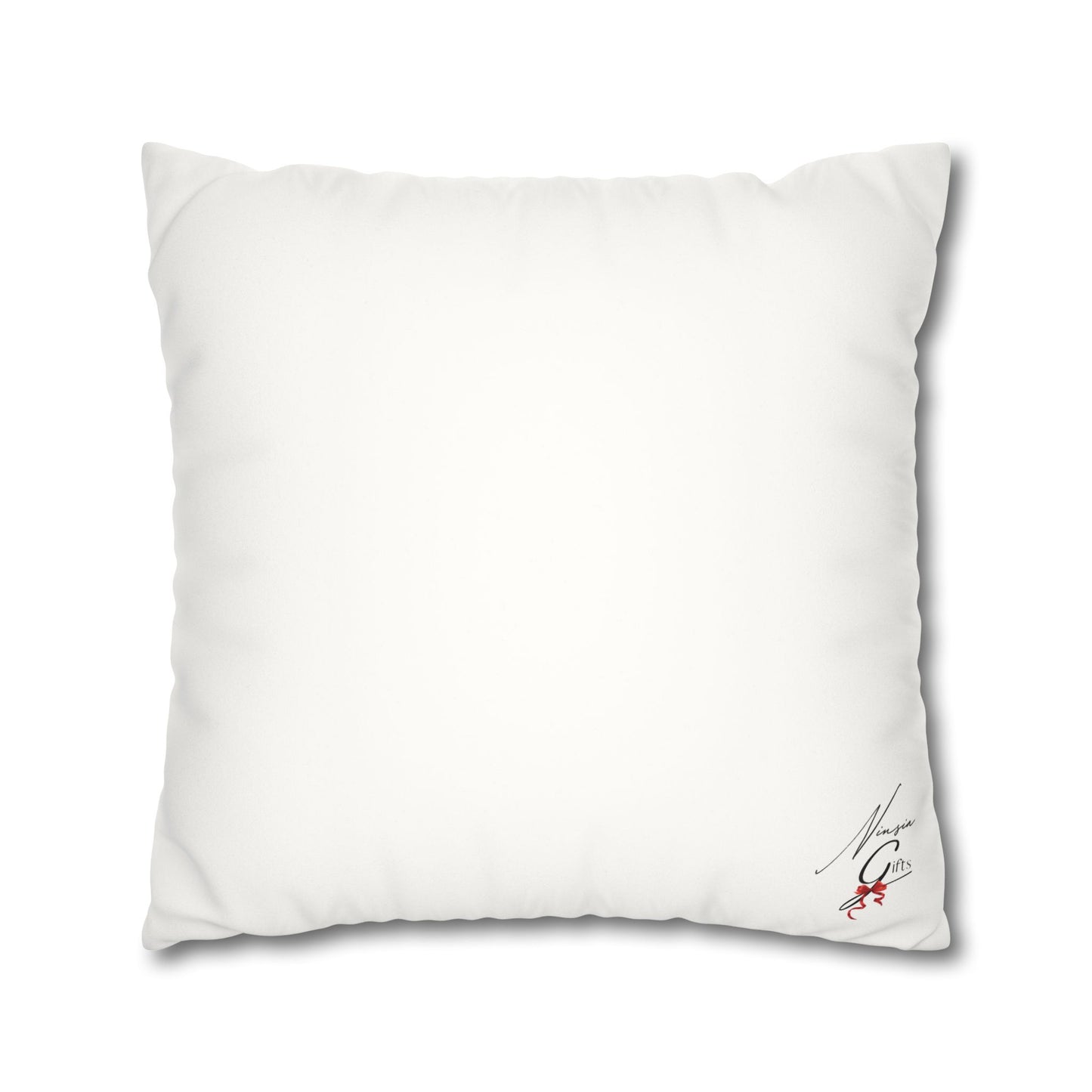 Faux Suede Square Pillowcase- YAHWEH