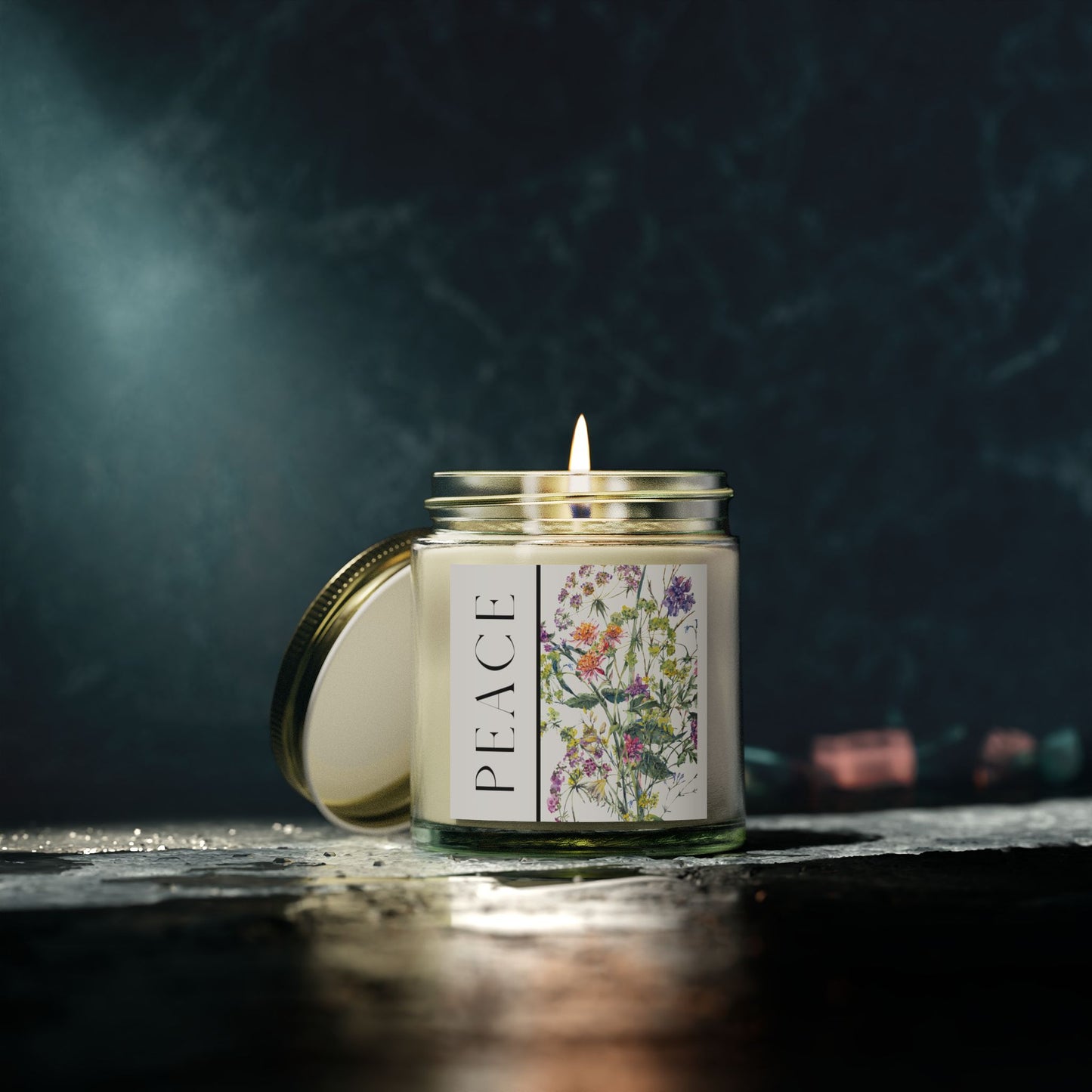 Botanic Scented Candles, Coconut Apricot Wax