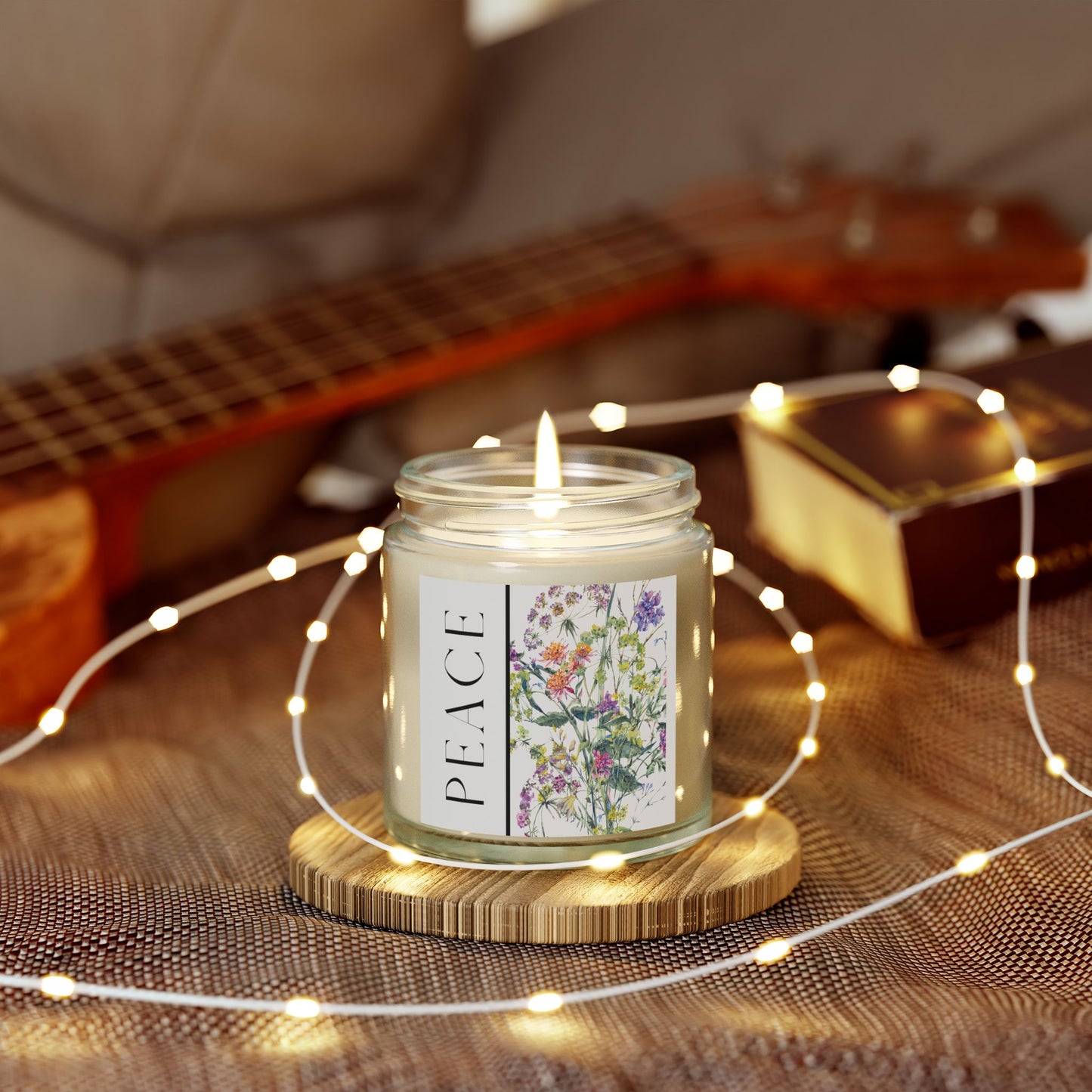 Botanic Scented Candles, Coconut Apricot Wax
