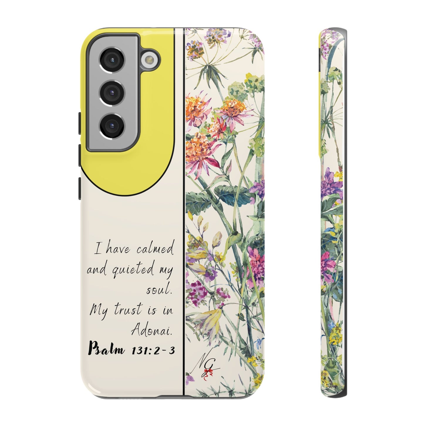 Phone Case: Botanic - Yellow