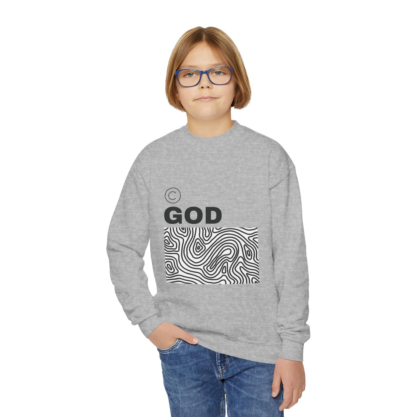 Sweatshirt- Youth Unisex: ©God Collection