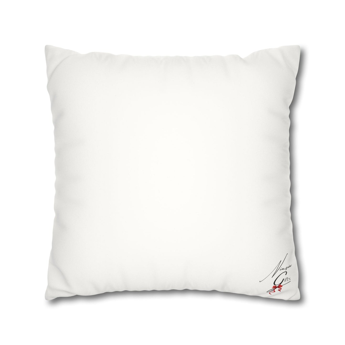 Faux Suede Square Pillowcase- CHRIST Redeemer