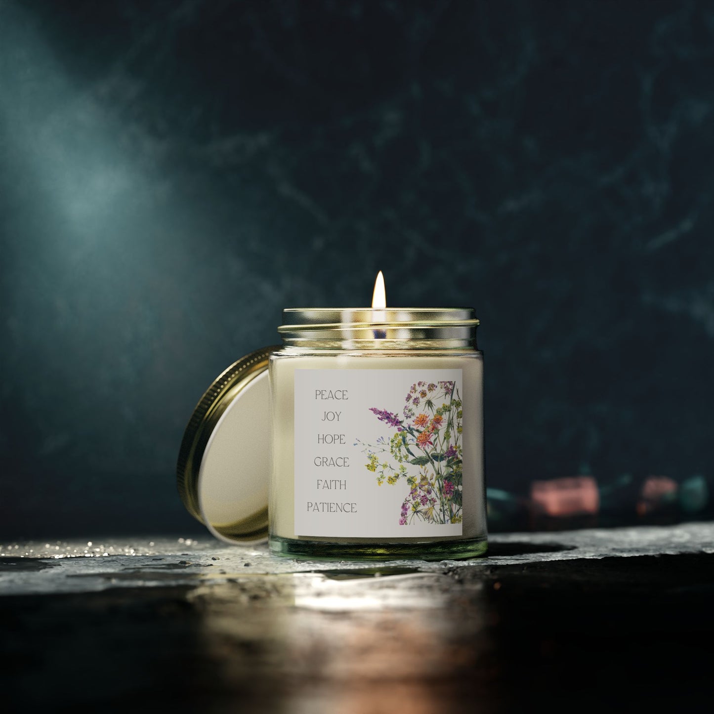 Ambient Botanic Scented Candles, Coconut Apricot Wax
