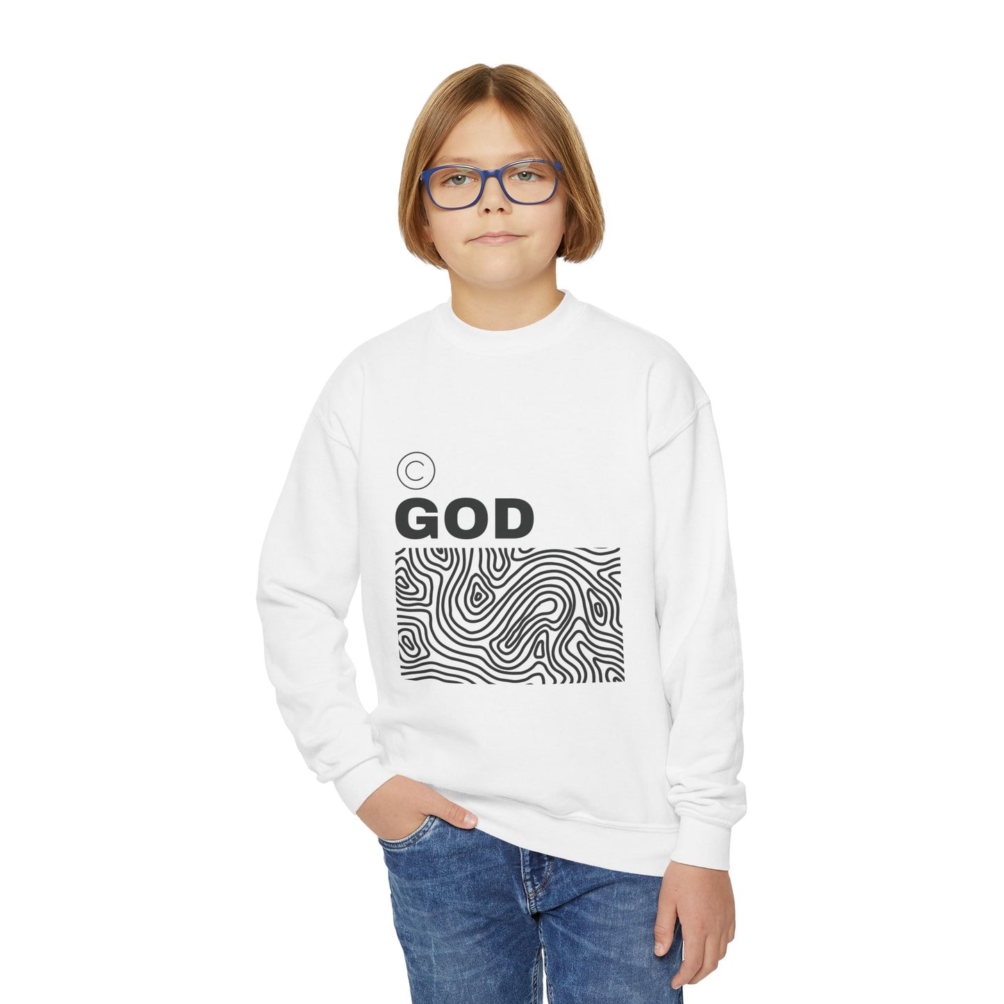 Sweatshirt- Youth Unisex: ©God Collection