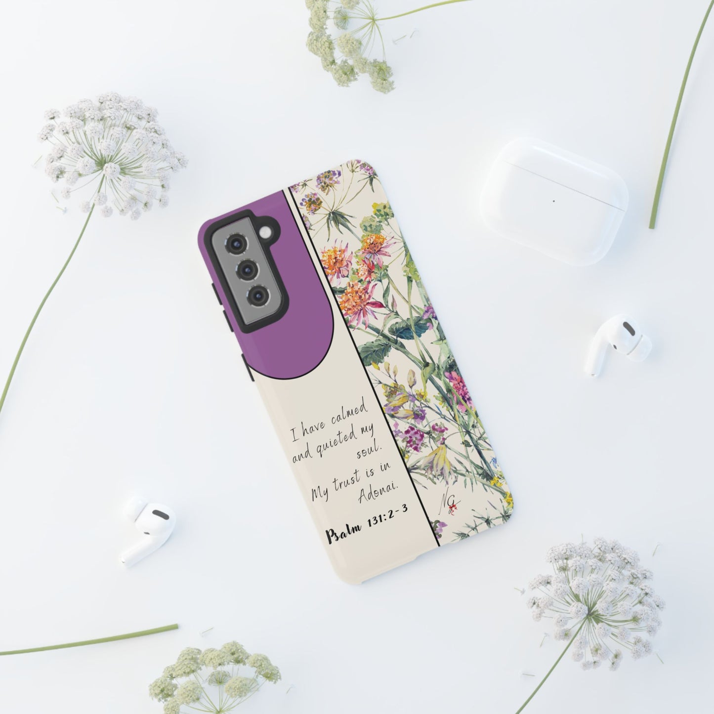 Phone Case: Botanic - Mauve