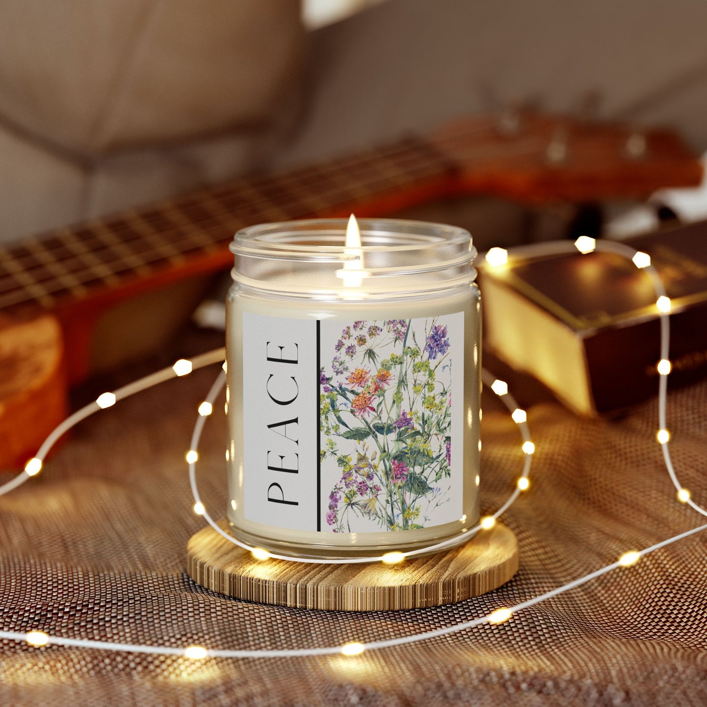 Botanic Scented Candles, Coconut Apricot Wax