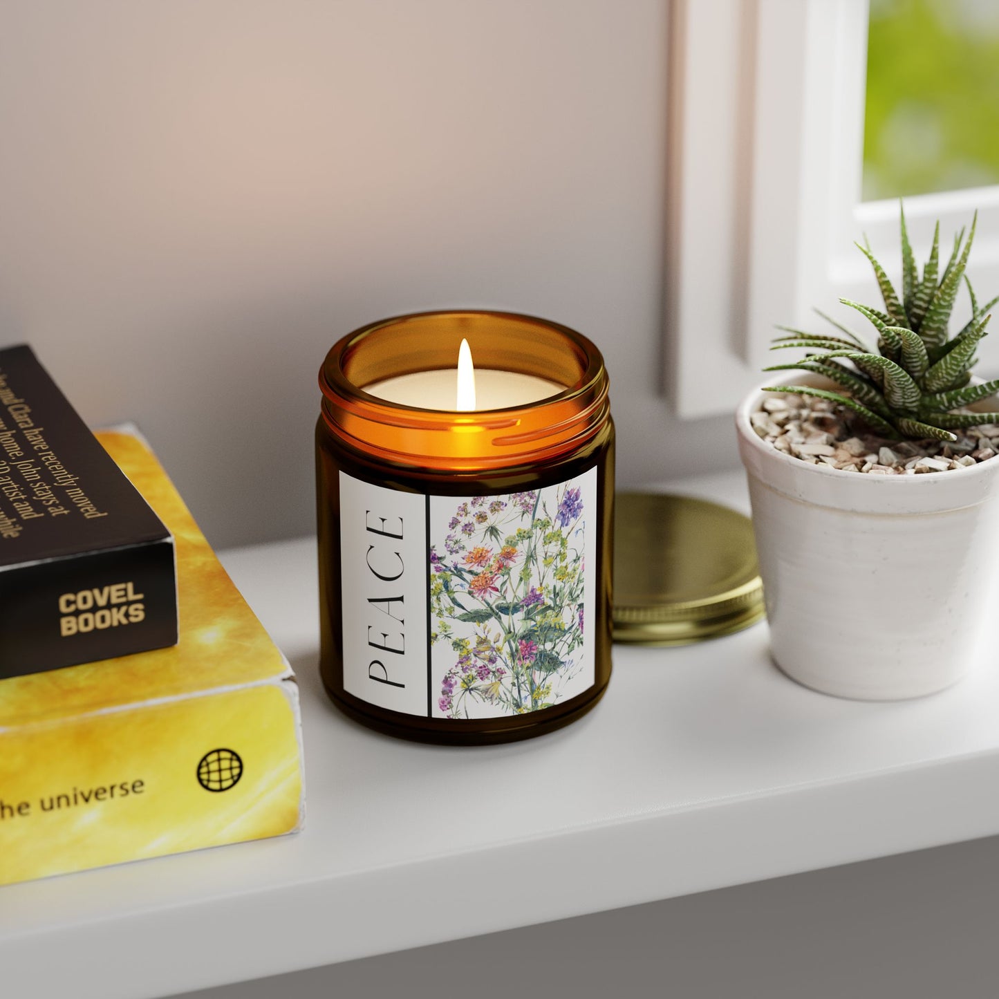 Botanic Scented Candles, Coconut Apricot Wax
