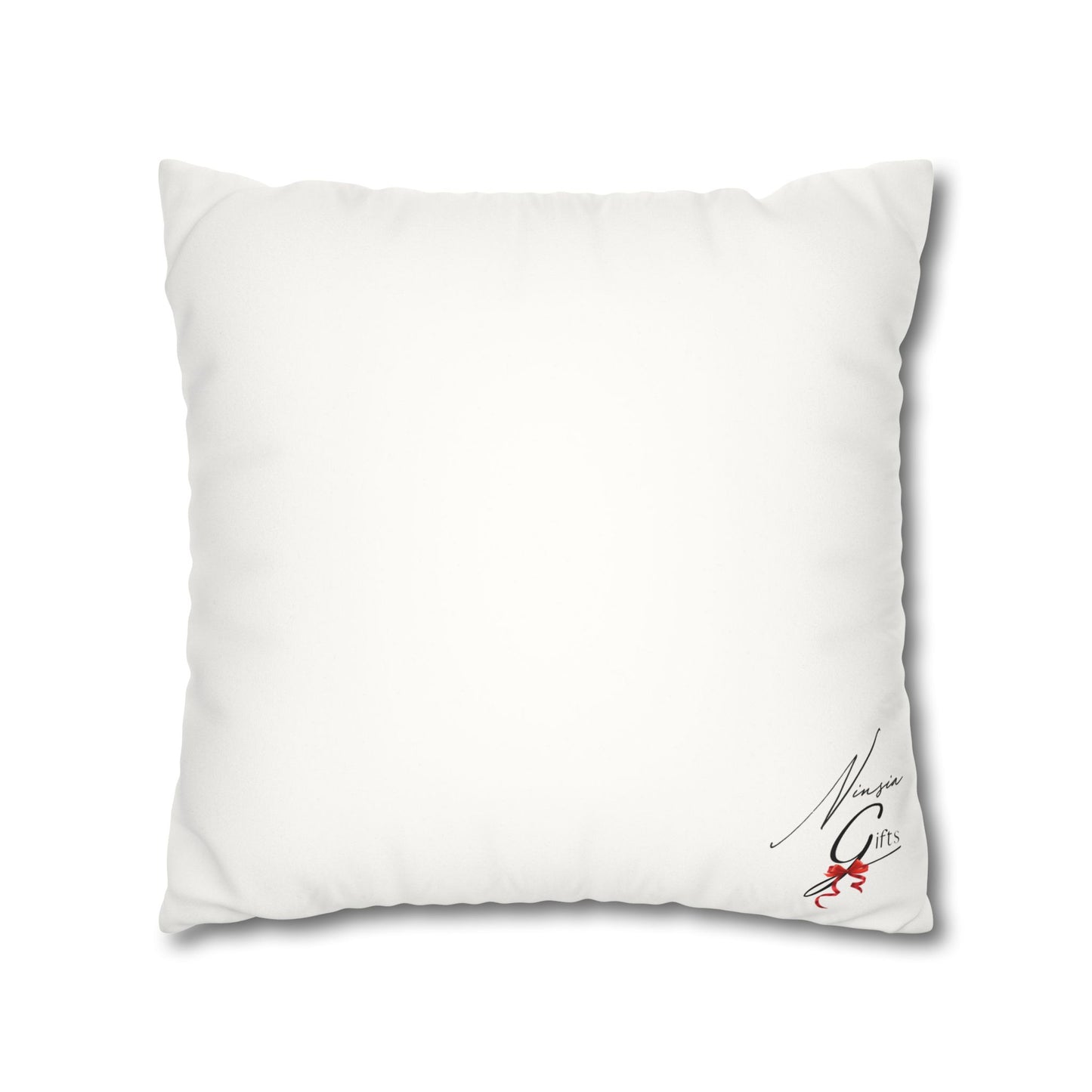 Faux Suede Square Pillowcase - BoBo Full Bloom