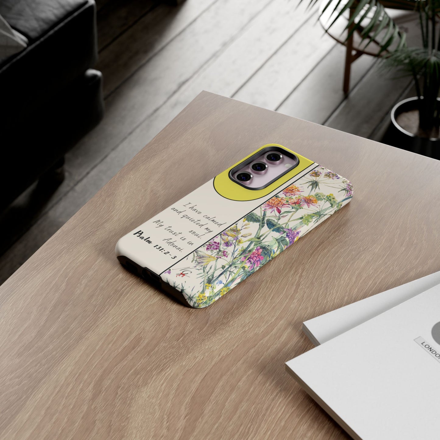 Phone Case: Botanic - Yellow