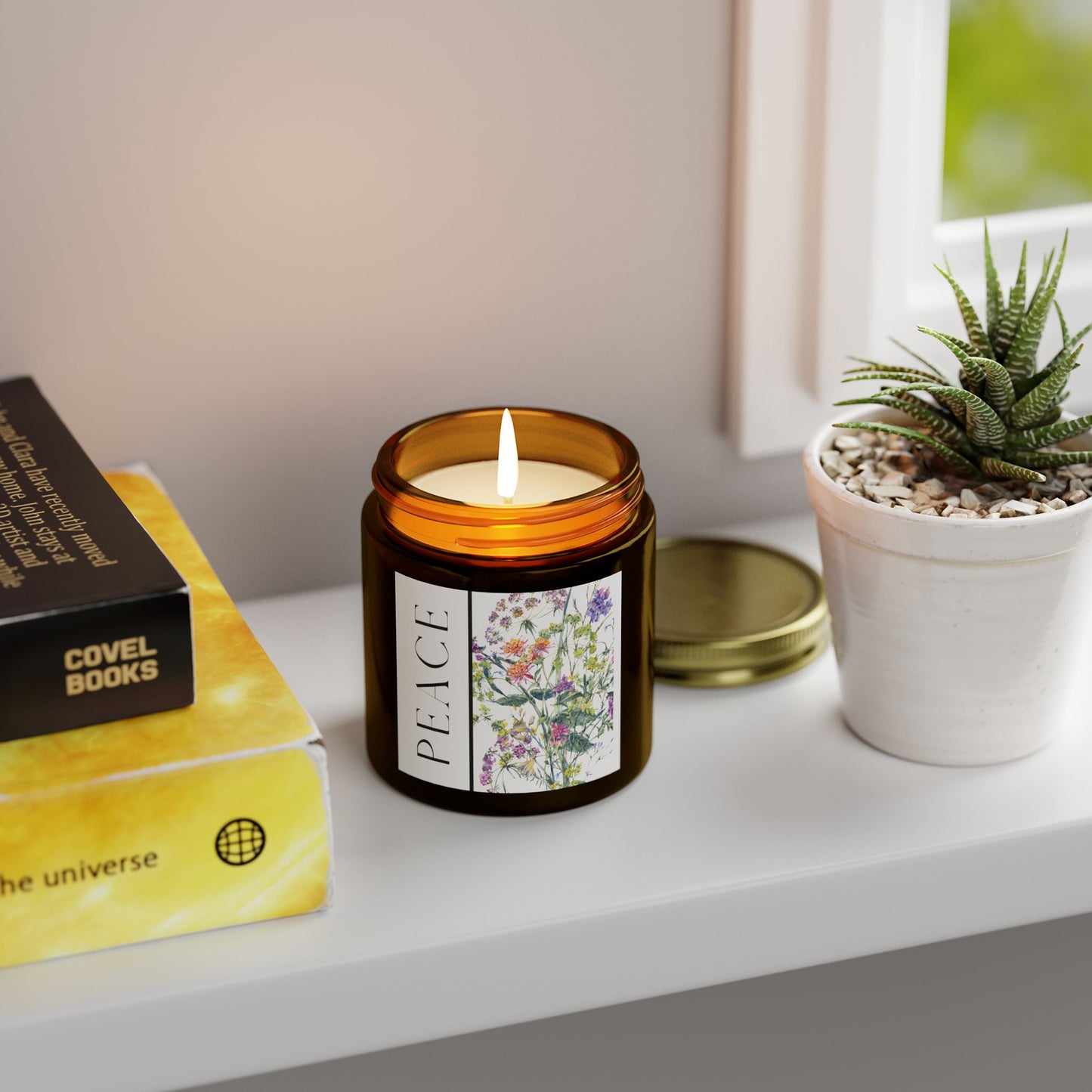 Botanic Scented Candles, Coconut Apricot Wax