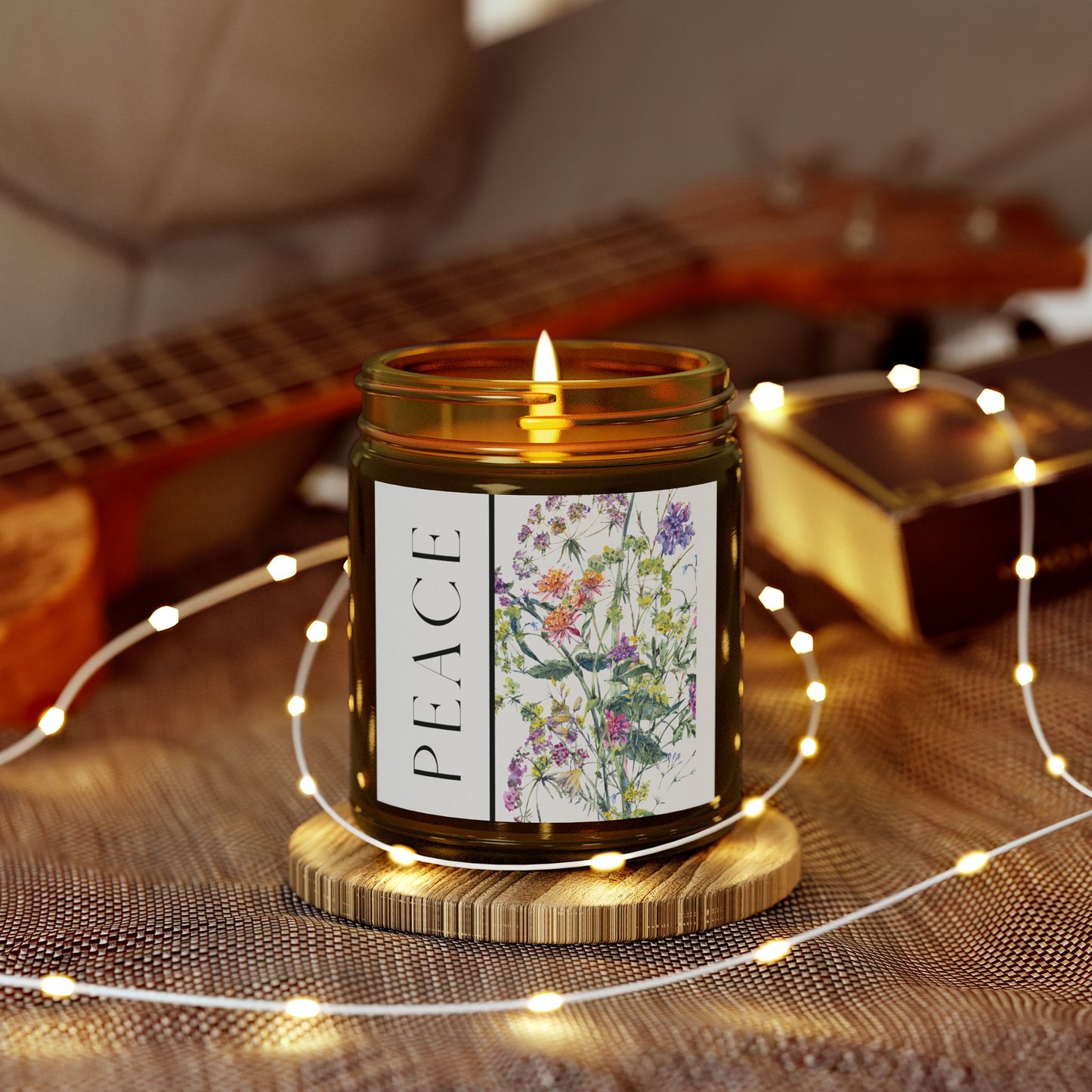 Botanic Scented Candles, Coconut Apricot Wax