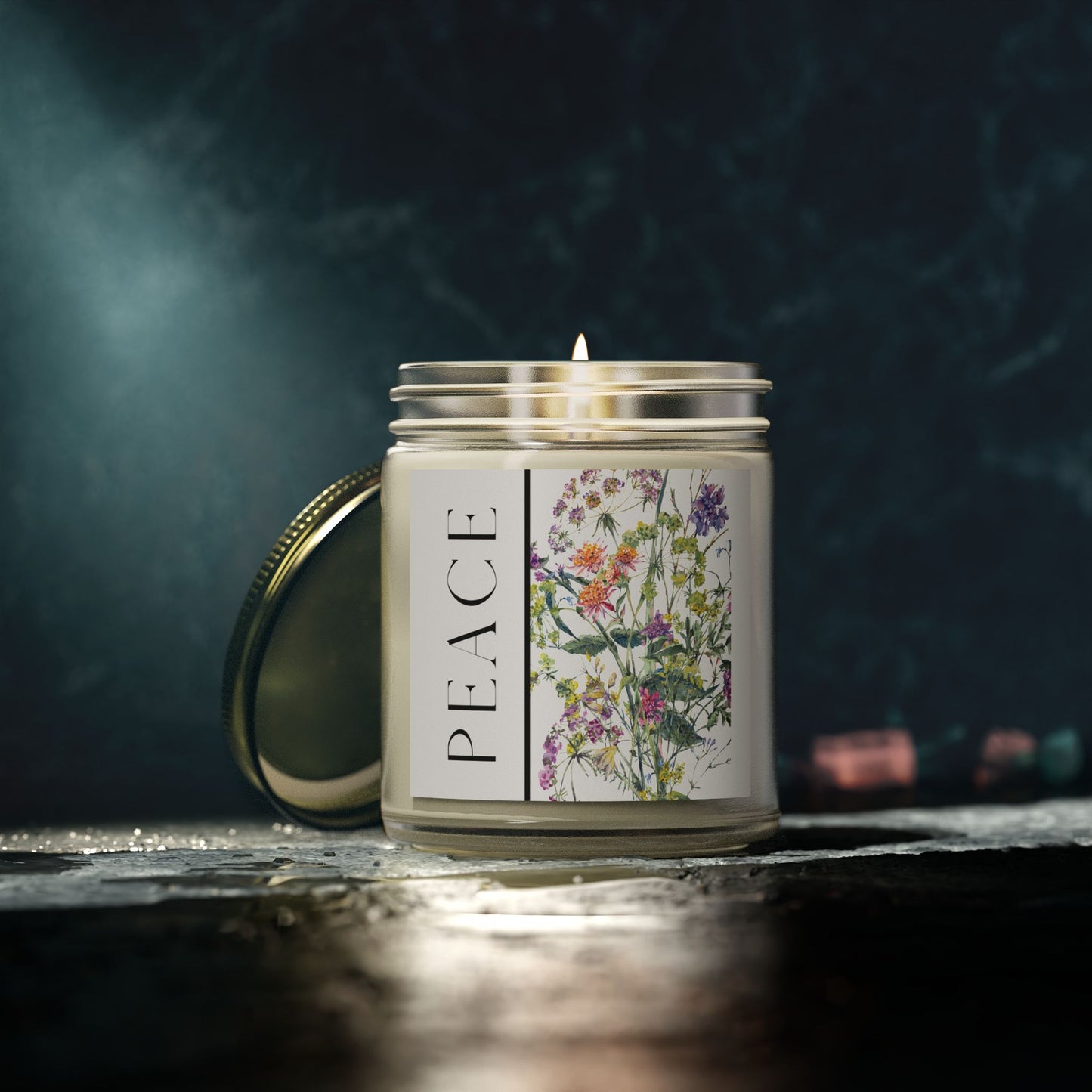 Botanic Scented Candles, Coconut Apricot Wax
