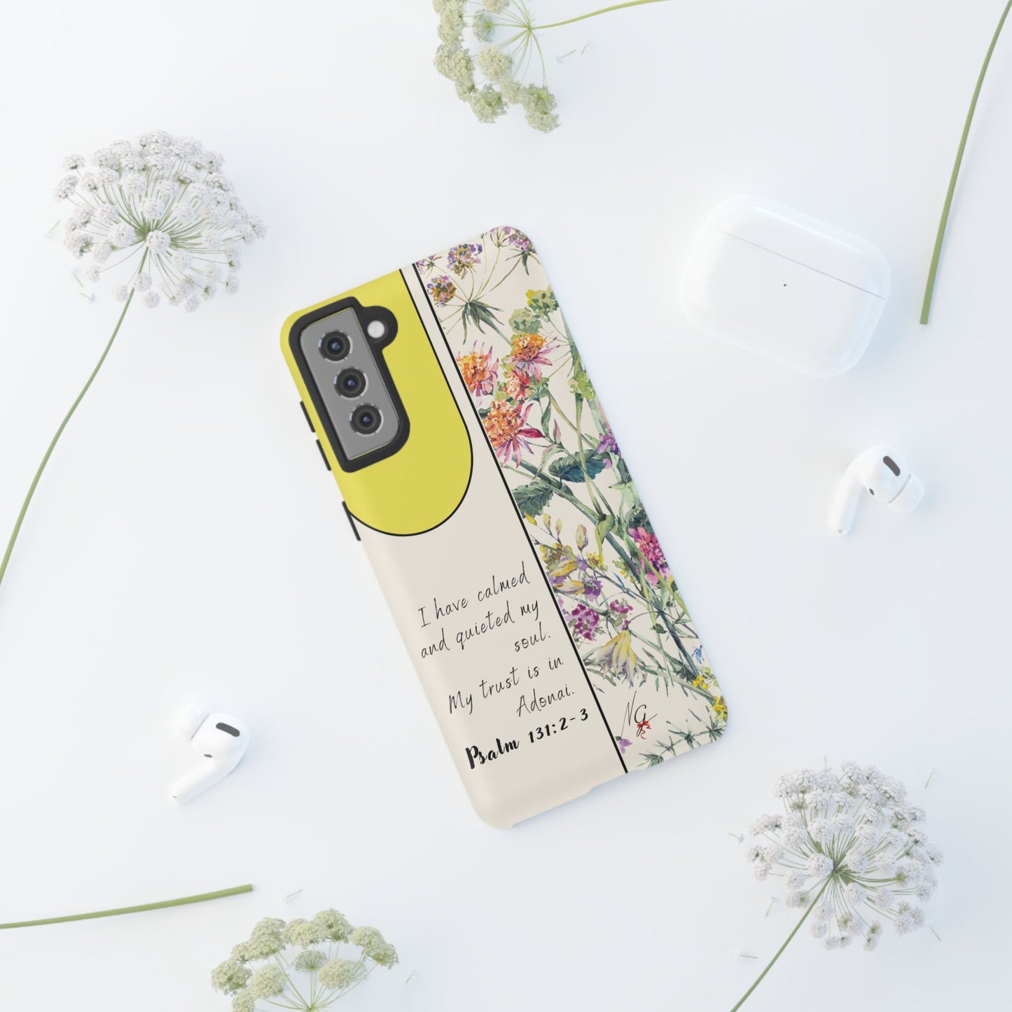 Phone Case: Botanic - Yellow