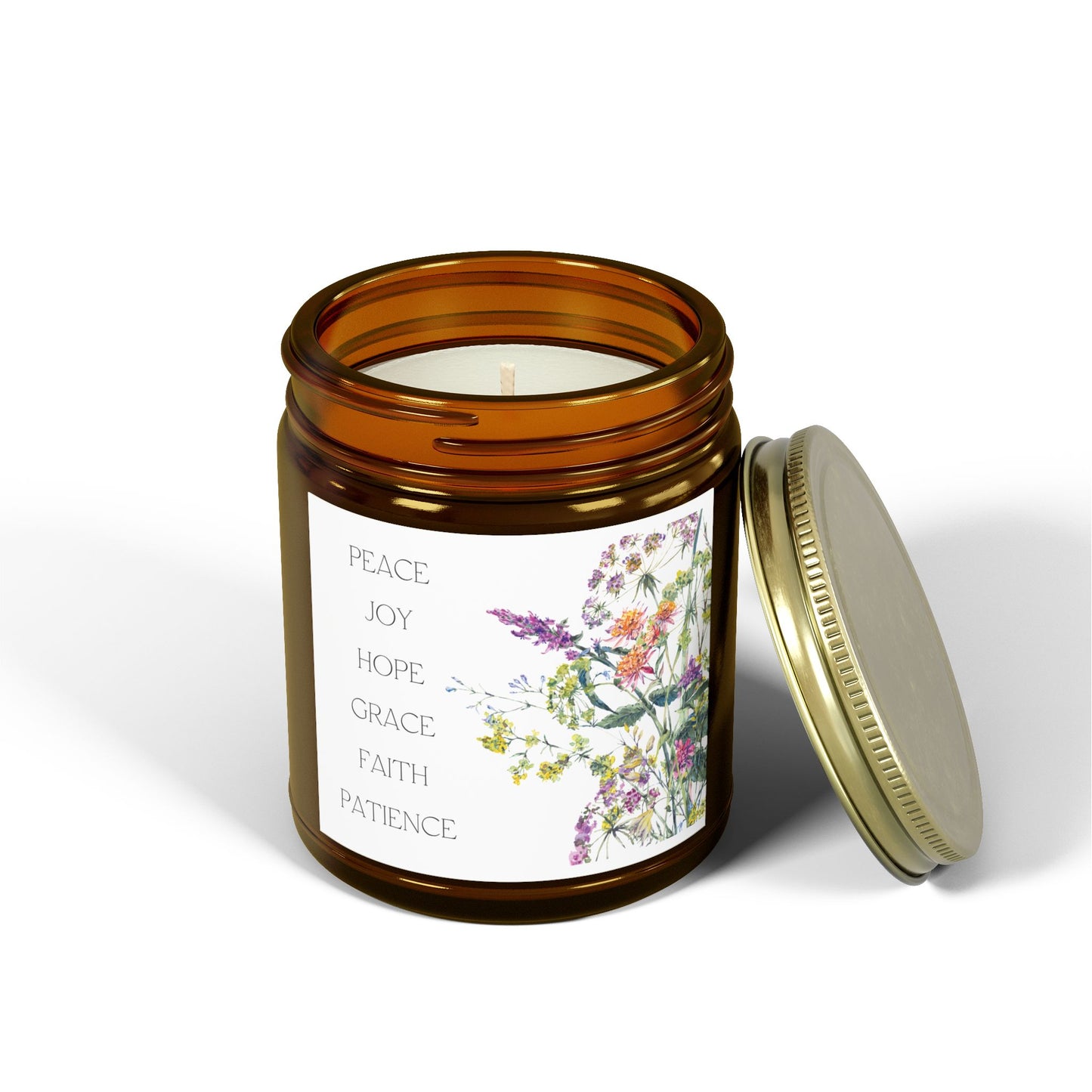 Ambient Botanic Scented Candles, Coconut Apricot Wax