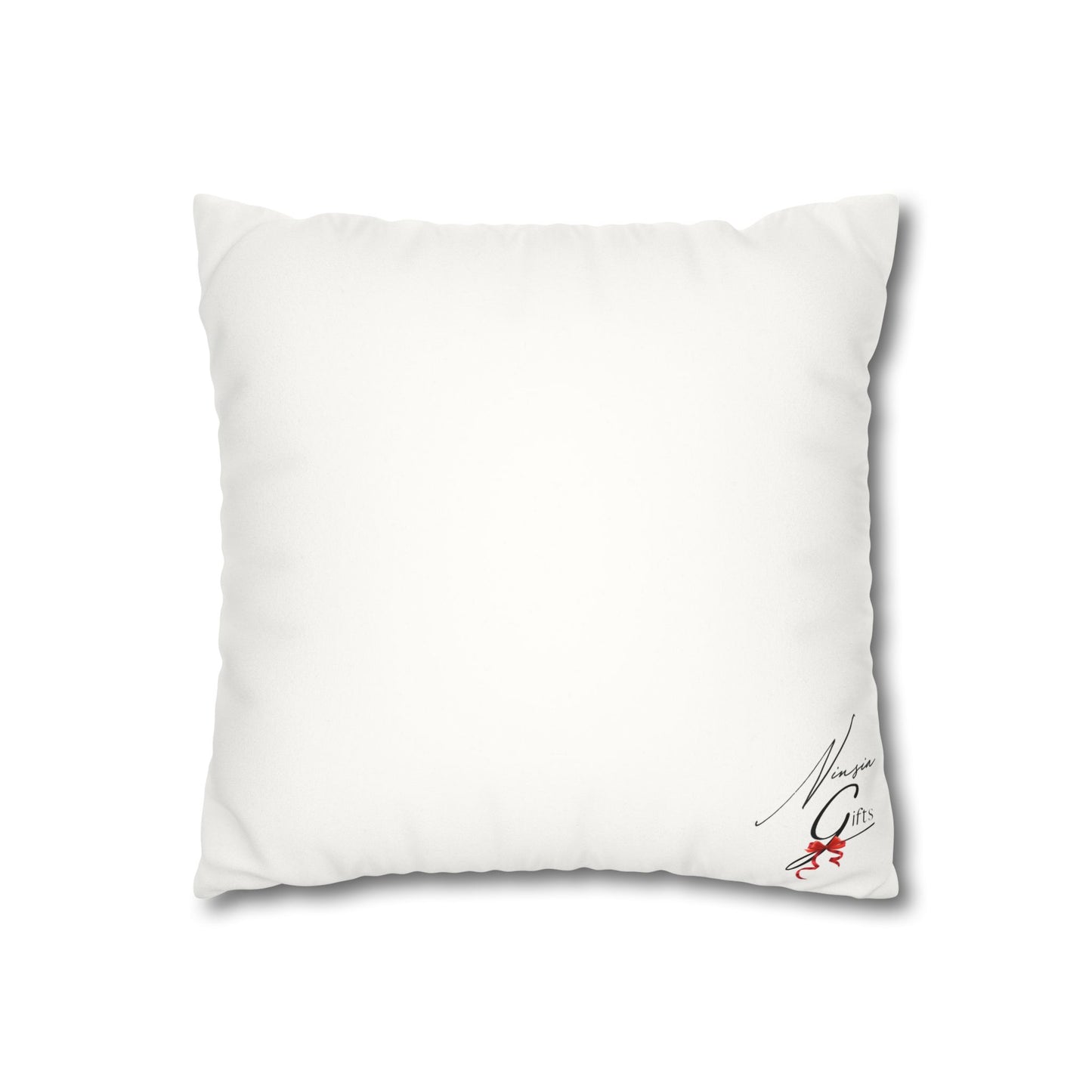 Faux Suede Square Pillowcase - BoBo Full Bloom