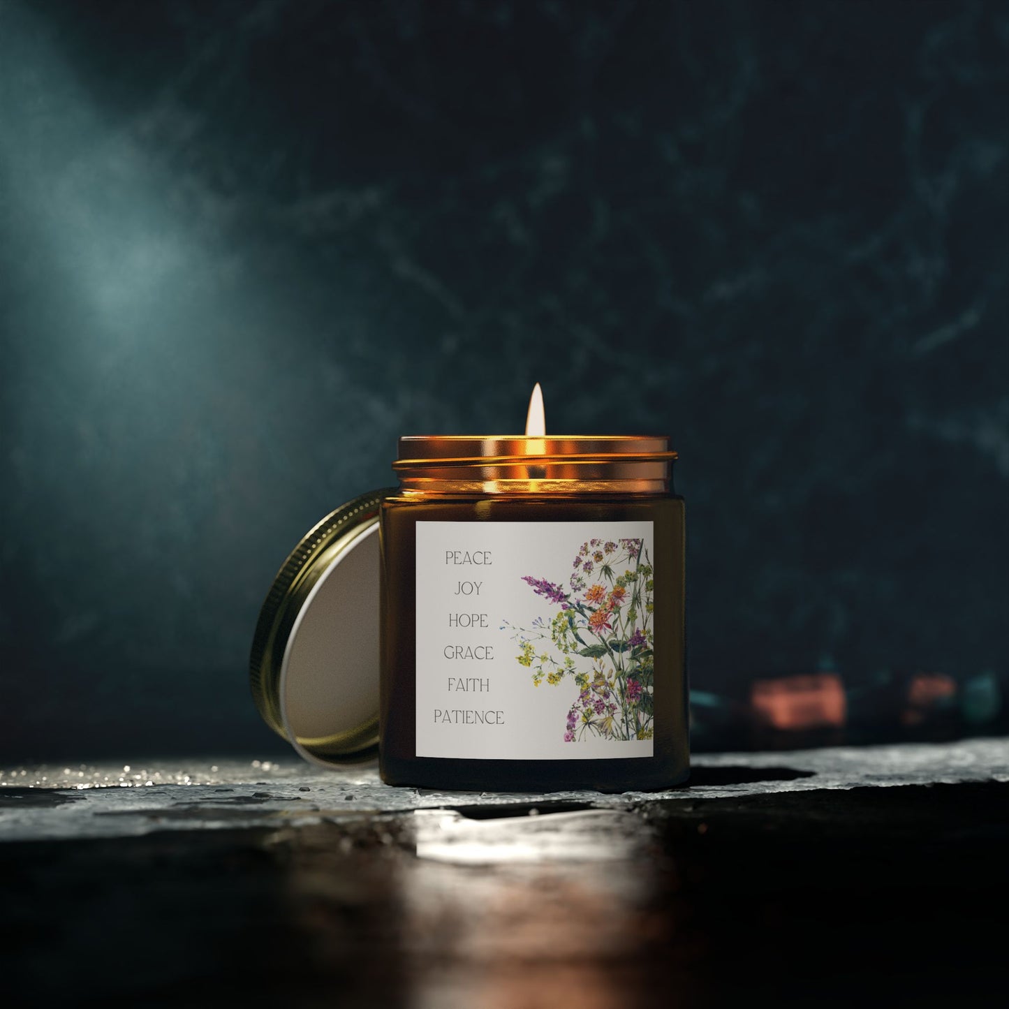 Ambient Botanic Scented Candles, Coconut Apricot Wax
