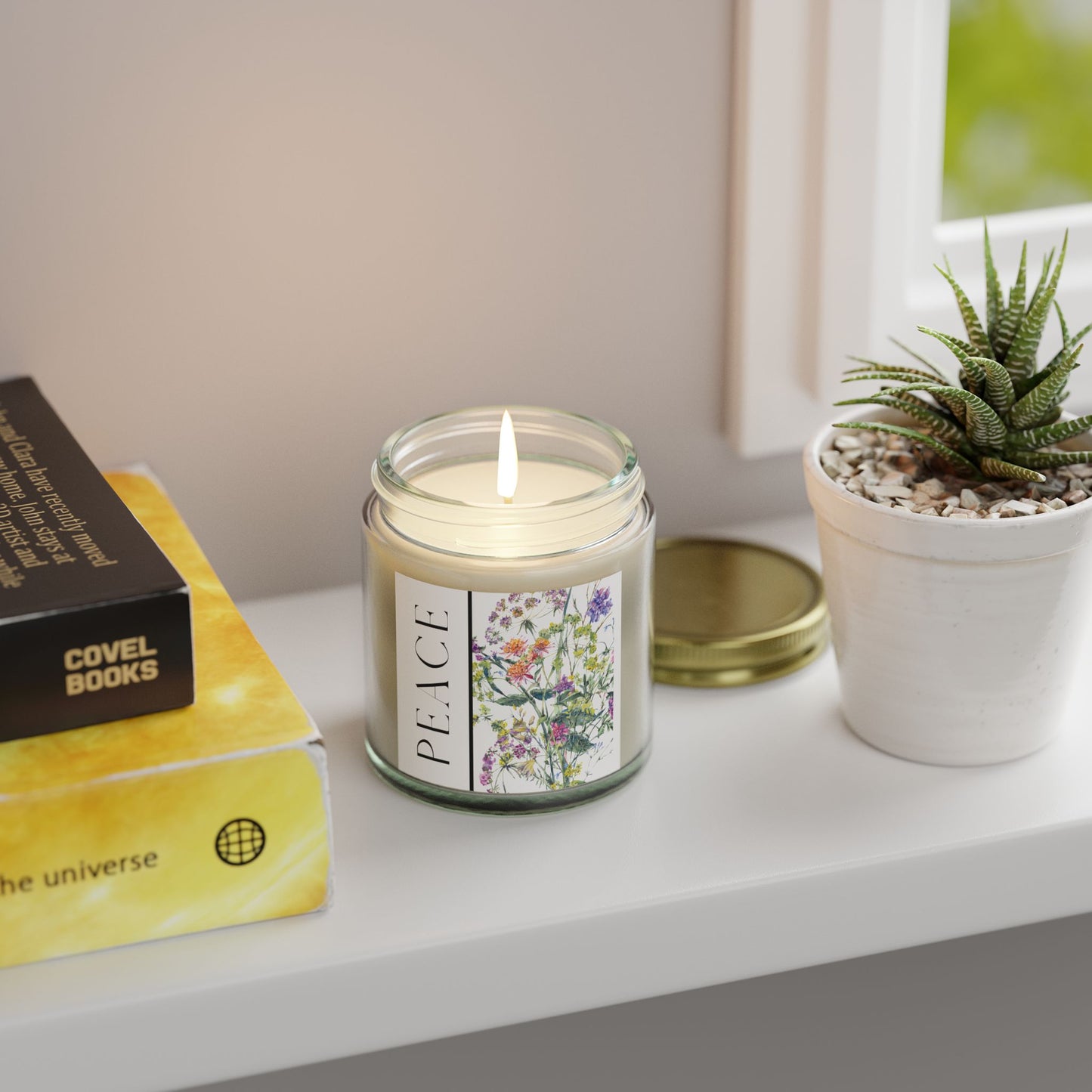 Botanic Scented Candles, Coconut Apricot Wax