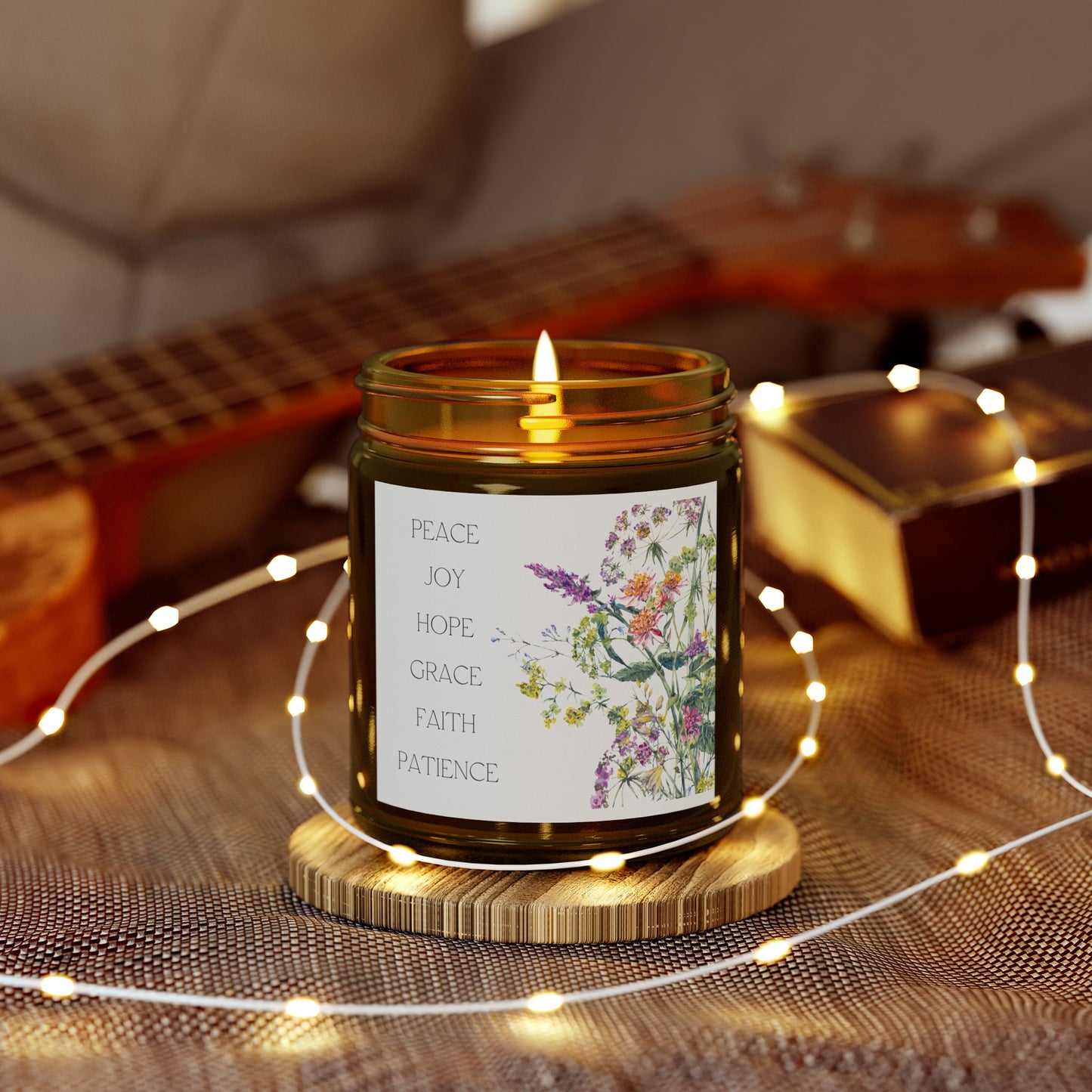 Ambient Botanic Scented Candles, Coconut Apricot Wax