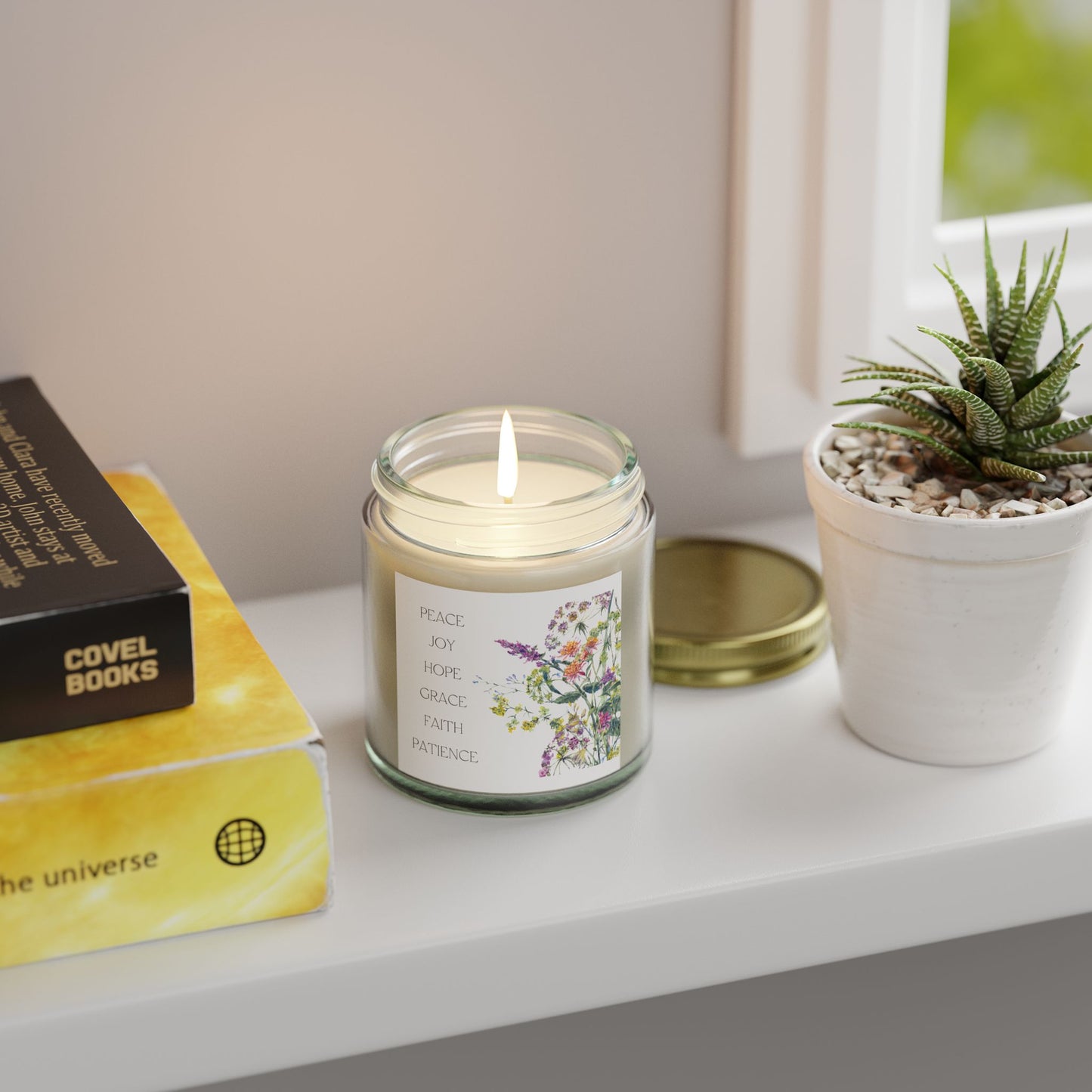 Ambient Botanic Scented Candles, Coconut Apricot Wax