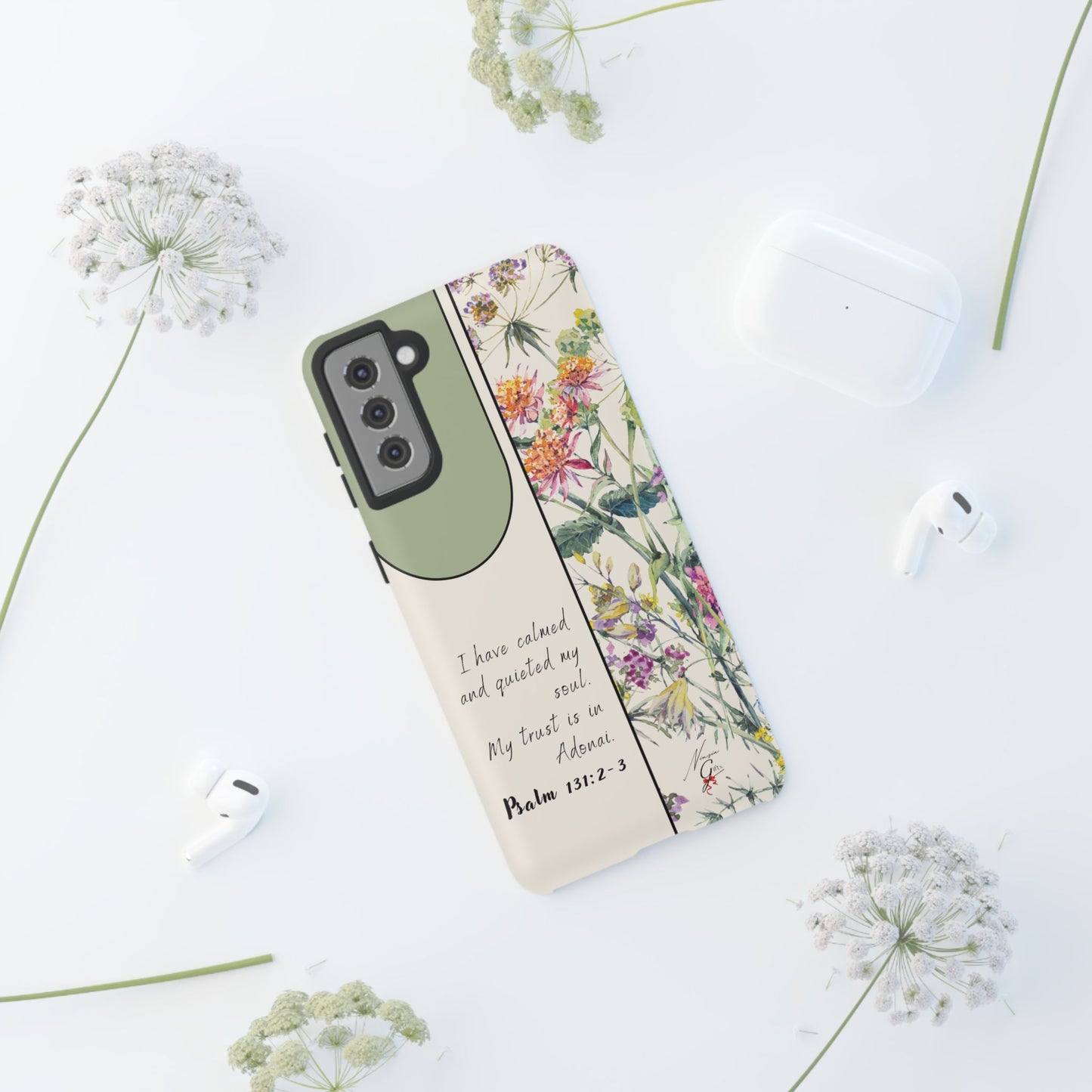Phone Case: Botanic - Sage Green