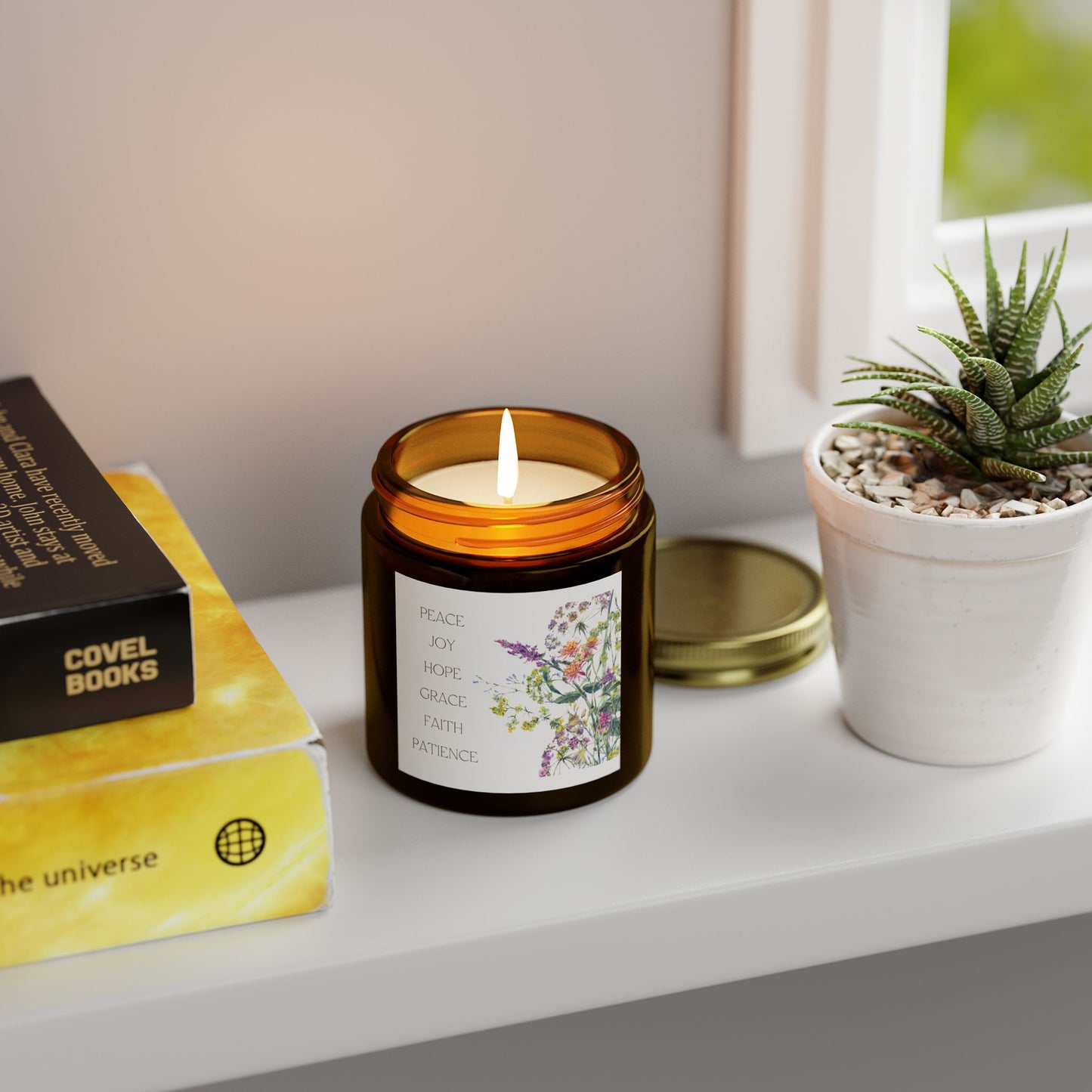 Ambient Botanic Scented Candles, Coconut Apricot Wax