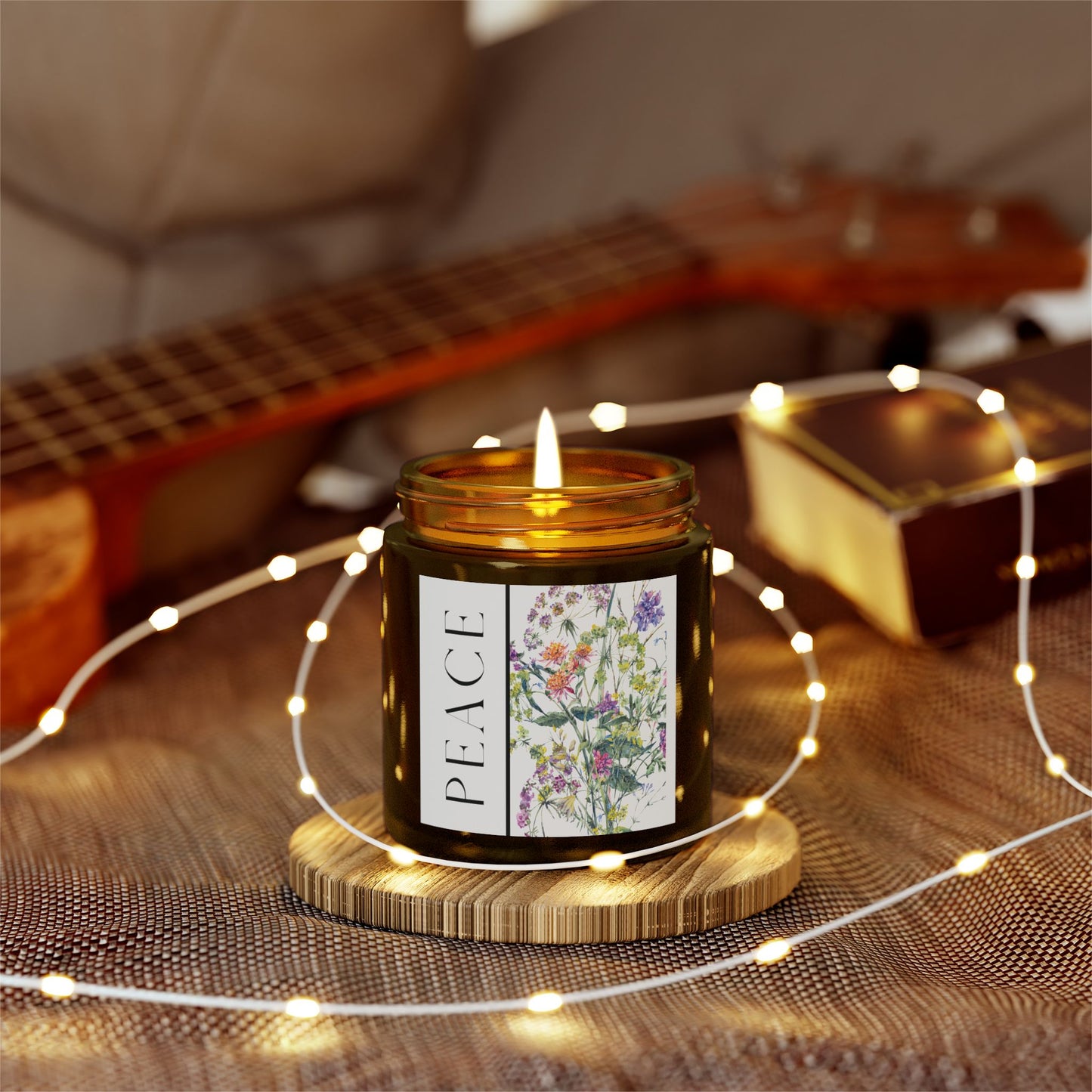 Botanic Scented Candles, Coconut Apricot Wax
