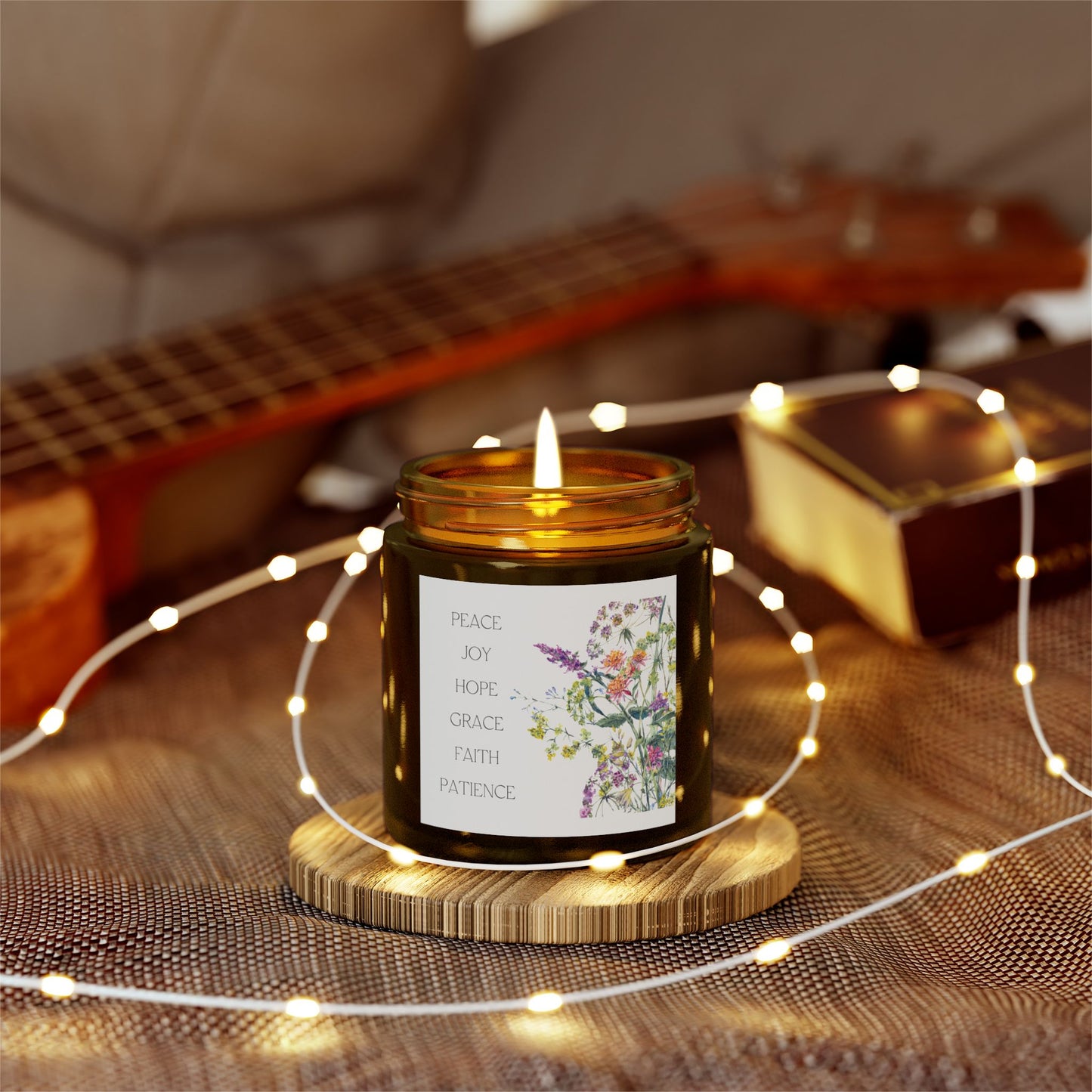 Ambient Botanic Scented Candles, Coconut Apricot Wax
