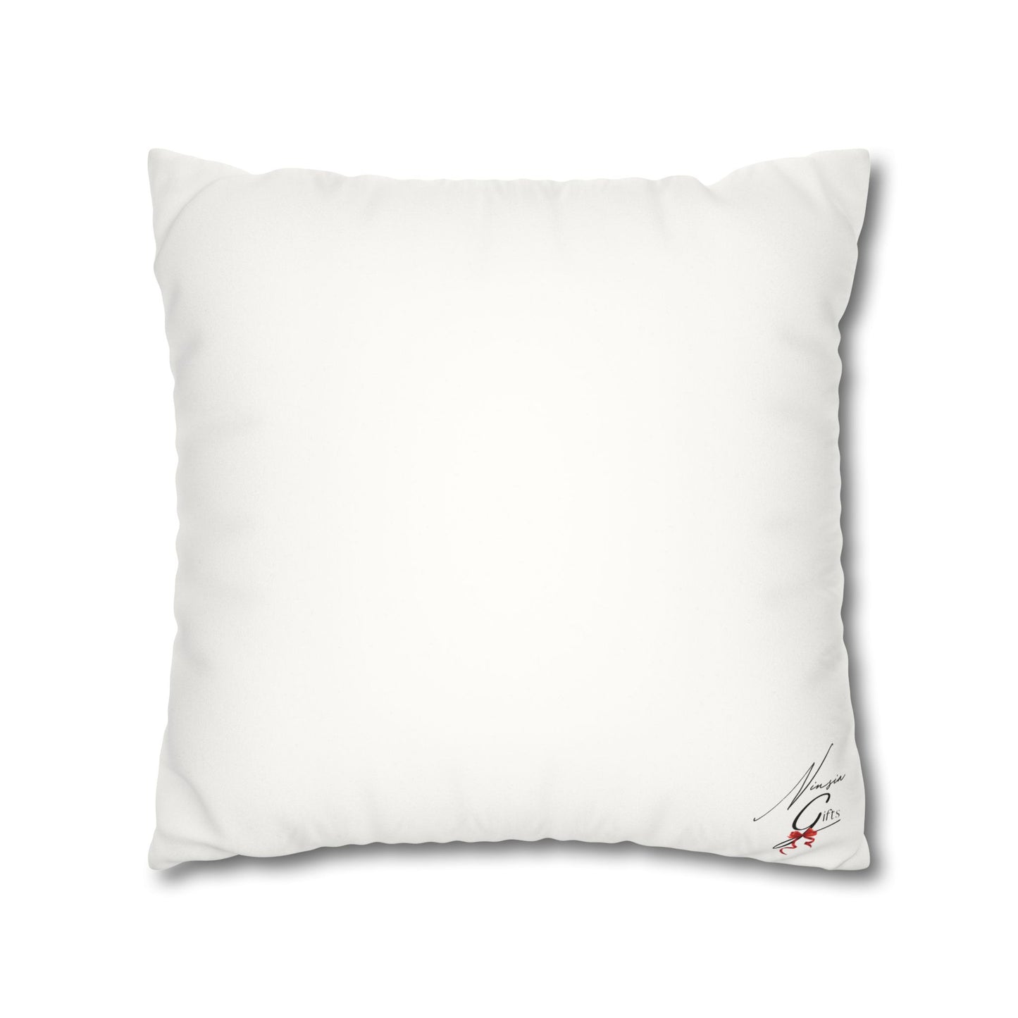 Faux Suede Square Pillowcase - Summer Bloom