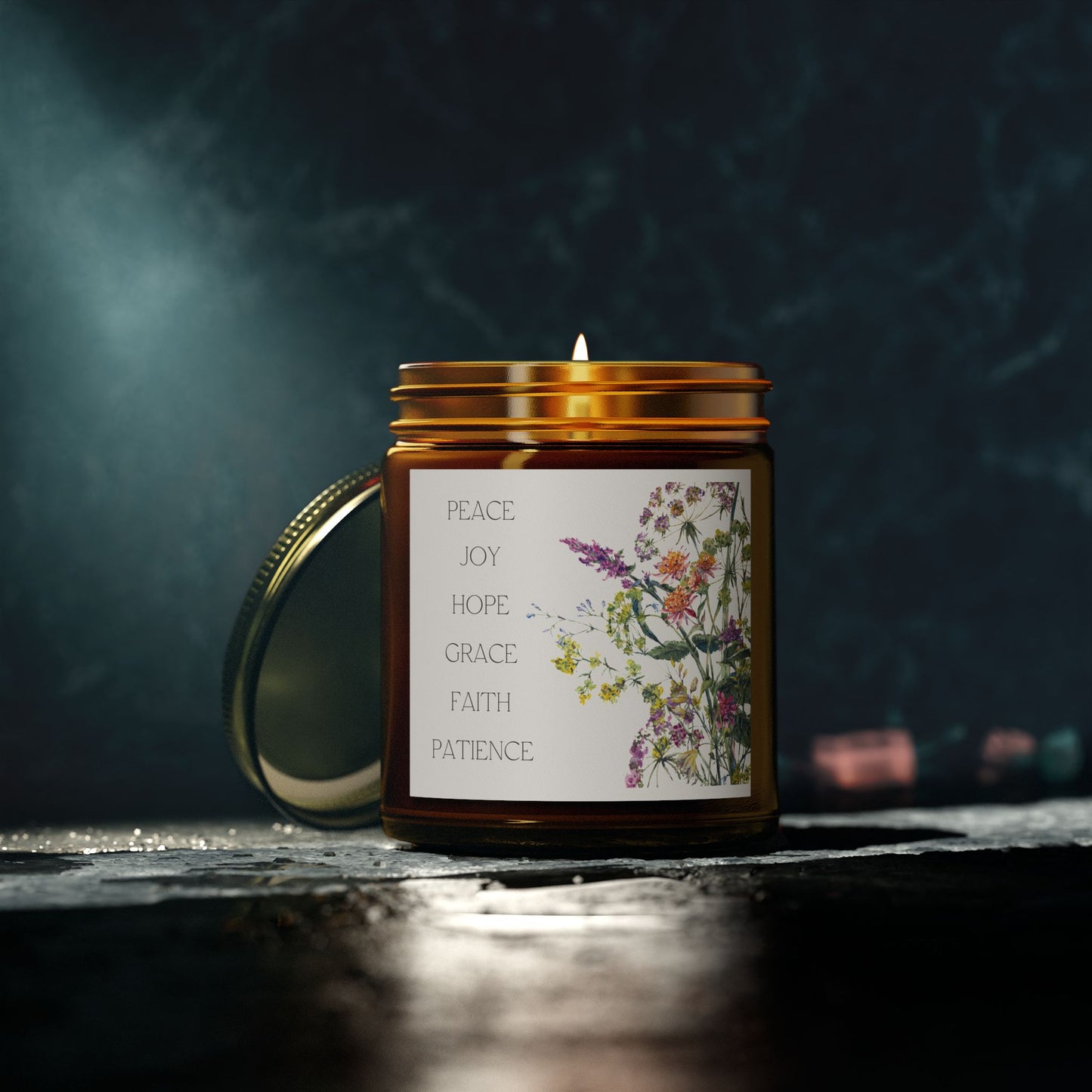 Ambient Botanic Scented Candles, Coconut Apricot Wax
