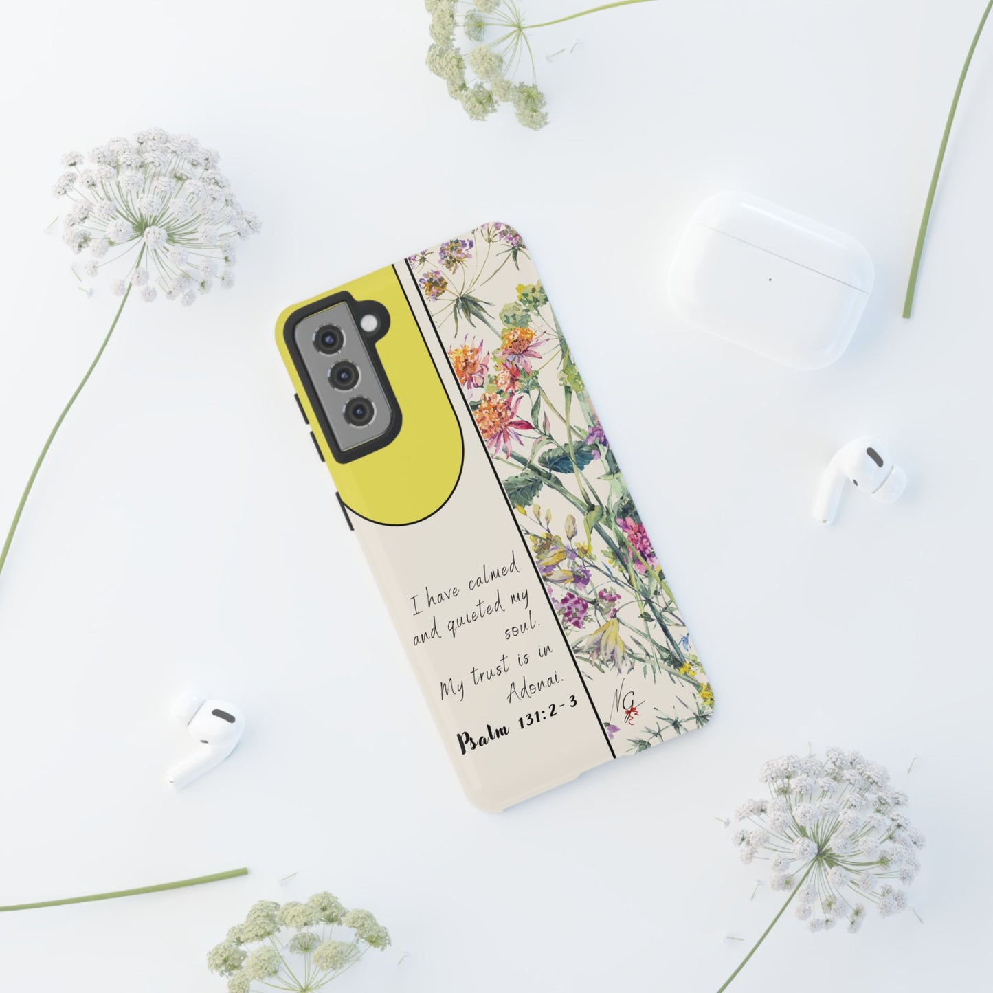 Phone Case: Botanic - Yellow
