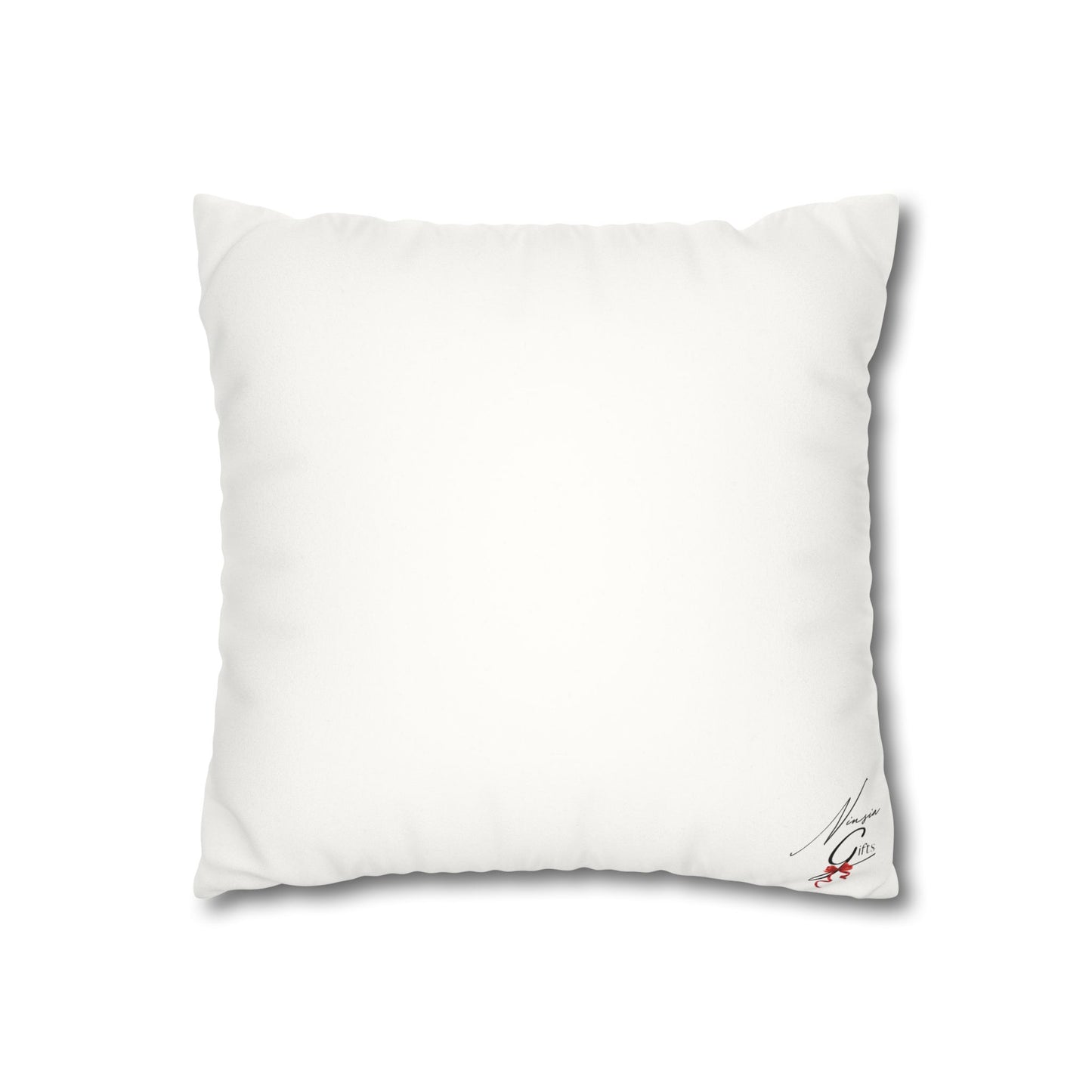 Faux Suede Square Pillowcase - Summer Bloom